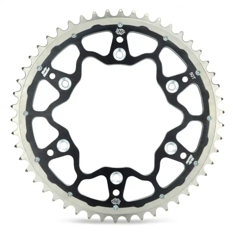 MOTO-MASTER PROMOCJA ZĘBATKA TYLNA DUAL RING (STALOWO-ALUMINIOWA) 270 51 (27051) KOLOR CZARNY YAMAHA YZ/YZF ‘99-‘24 WRF ‘01-‘24 (JTR251.51) (ŁAŃC. 520) Ostatnie sztuki