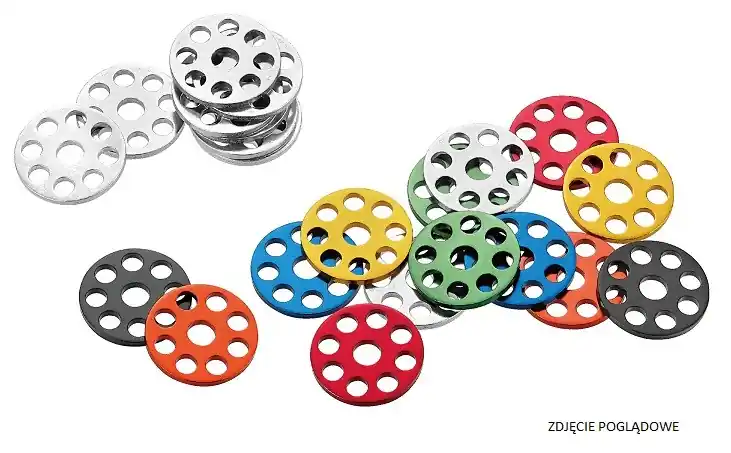 ACCEL PODKŁADKI ALUMINIOWE POD ŚRUBY M6 (KPL.10 SZT.) ŚREDNICA ZEWNĘTRZNA 25 MM KOLOR ZŁOTY - PROMOCJA Oferta limitowana
