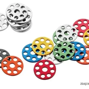 ACCEL PODKŁADKI ALUMINIOWE POD ŚRUBY M6 (KPL.10 SZT.) ŚREDNICA ZEWNĘTRZNA 25 MM KOLOR POMARAŃCZOWY - PROMOCJA Ostatnie sztuki