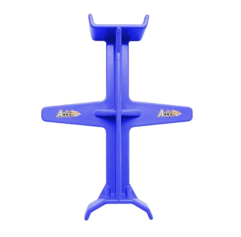 Nowy ACCEL BLOKADA AMORTYZATORA TRANSPORTOWA WYS. 29CM KOLOR NIEBIESKI