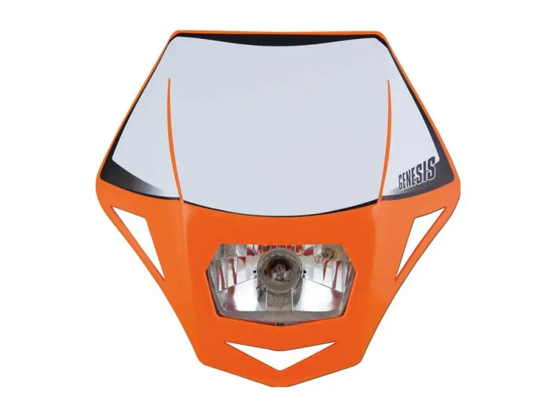 Tylko dziś RACETECH (RTECH) LAMPA PRZEDNIA GENESIS KOLOR POMARAŃCZOWY - WYPRZEDAŻ