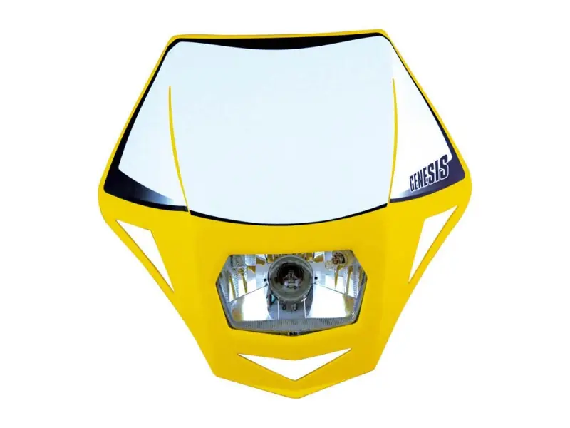 RACETECH (RTECH) LAMPA PRZEDNIA GENESIS KOLOR ŻÓŁTY - WYPRZEDAŻ Dostępne od ręki