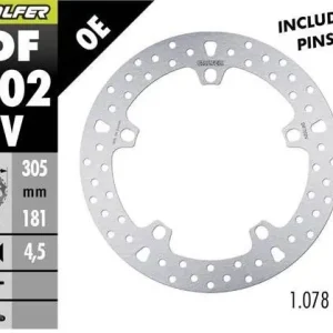 GALFER TARCZA HAMULCOWA PRZÓD BMW R 850/1100/1150/1200 (305X181X4,8) (NG1044) Premium