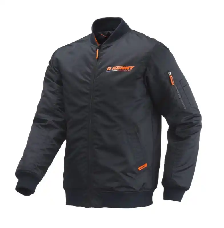 KENNY RACING KURTKA BOMBER RACING CASUAL BLACK KOLOR CZARNY ROZMIAR M Ostatnie sztuki