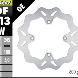 GALFER TARCZA HAMULCOWA TYŁ DUCATI HYPERMOTARD 939/950 ‘13-; MONSTER 796/1100 ‘09- (WAVE DISC) (245X108X5MM) Ostatnie sztuki