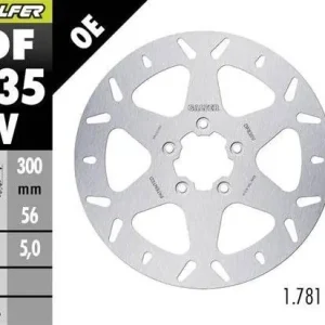 GALFER TARCZA HAMULCOWA PRZÓD HARLEY-DAVIDSON (300X56X5) (ROUND FIXED) Bezpieczna płatność