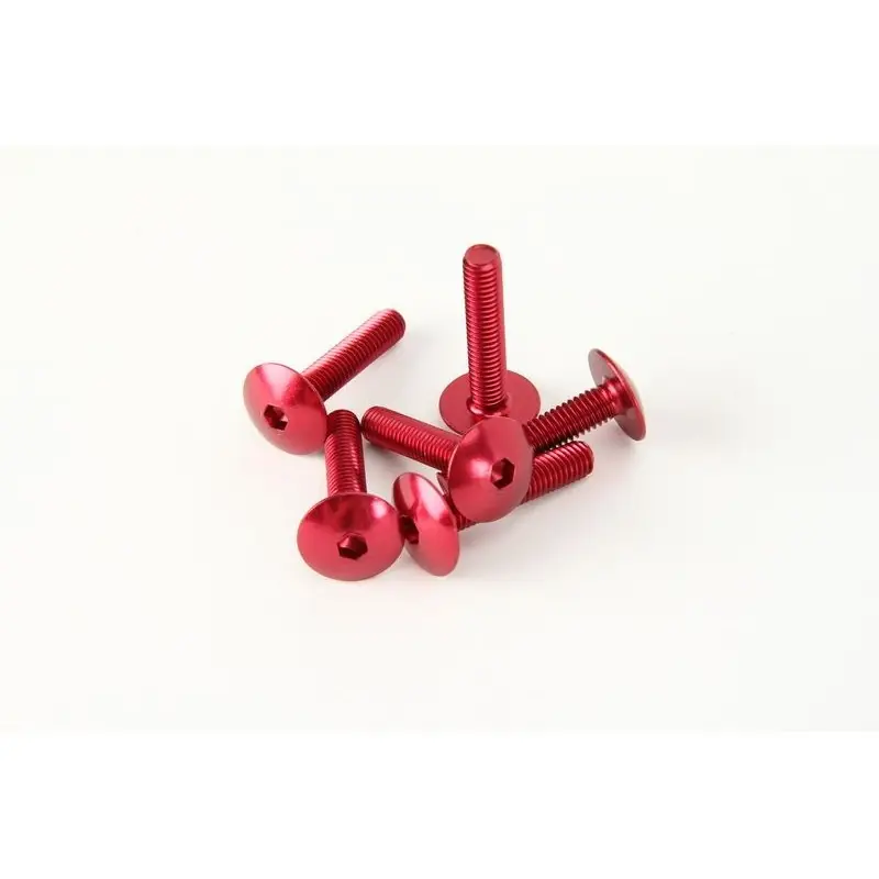 V PARTS (VICMA) ZESTAW ŚRUB OWIEWKI M6X30 (6SZT.) KOLOR CZERWONY(IMBUSOWA PŁASKA)(TA630R) Dodaj do koszyka