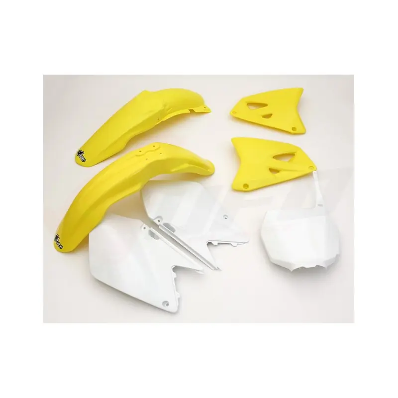Zamów dziś UFO KOMPLET PLASTIKÓW SUZUKI RM 125 / 250 ‘06- ‘24 KOLOR OEM (BIAŁY/ŻÓŁTY) (SU406E999)