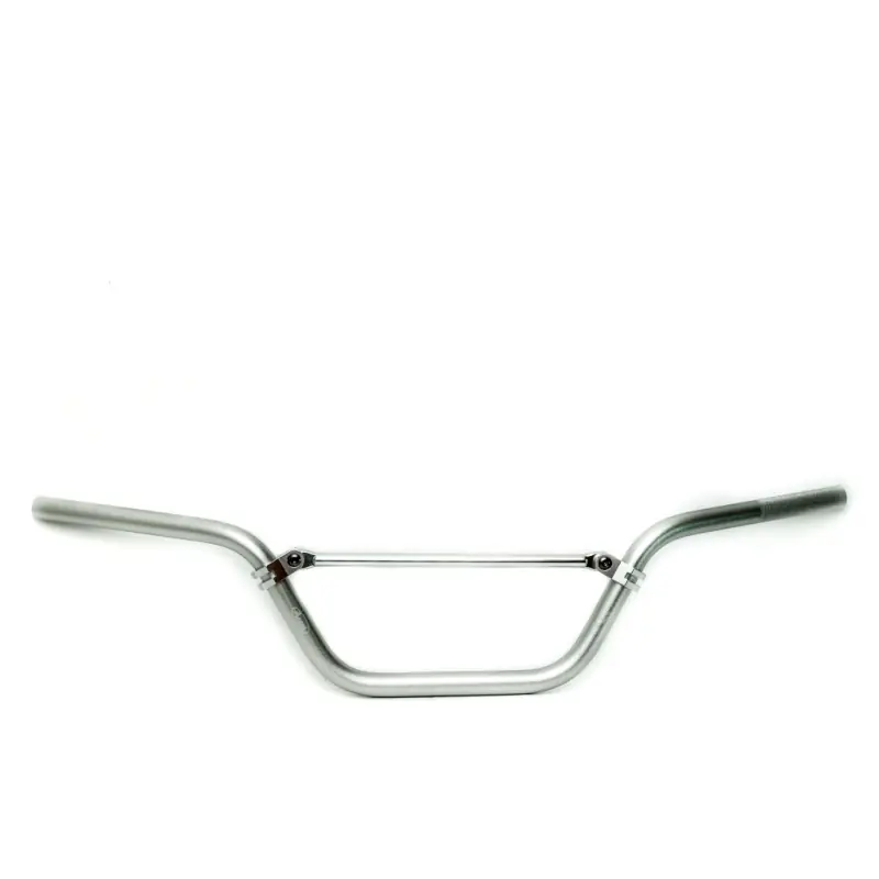 Nowość ACCEL KIEROWNICA ALUMINIOWA Z POPRZECZKĄ (22,2MM) ATV WYSOKA KOLOR SREBRNY (SZER. 770MM, WYS. 160MM)