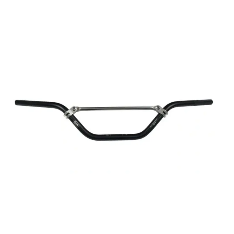 Oferta limitowana ACCEL KIEROWNICA ALUMINIOWA Z POPRZECZKĄ (22,2MM) ATV NISKA KOLOR CZARNY (SZER. 770MM, WYS. 130MM)