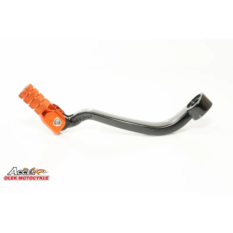 Dostępne od ręki ACCEL DŹWIGNIA ZMIANY BIEGÓW KTM SXF250/350 ‘16- ‘19, EXCF 250/350 ‘17- ‘19, HUSQVARNA ALUMINIOWA KOLOR CZARNY, KOŃC. POMARAŃC