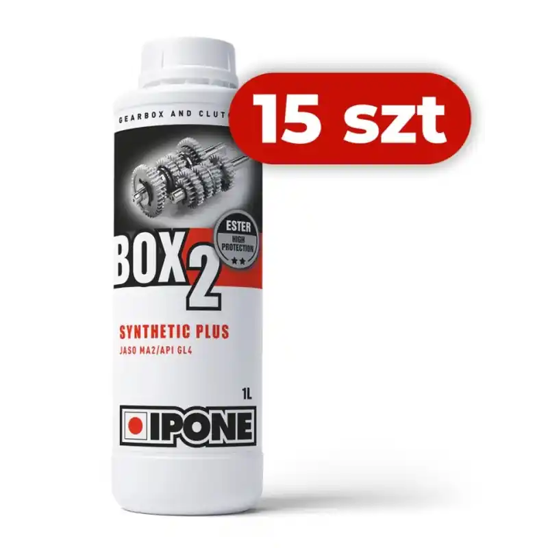IPONE BOX 2 SYNTHESIS OLEJ PRZEKŁADNIOWY DO SKRZYNI BIEGÓW SYNTHETIC PLUS 1L (AKC) (15) KARTON 15 SZTUK Zamów dziś