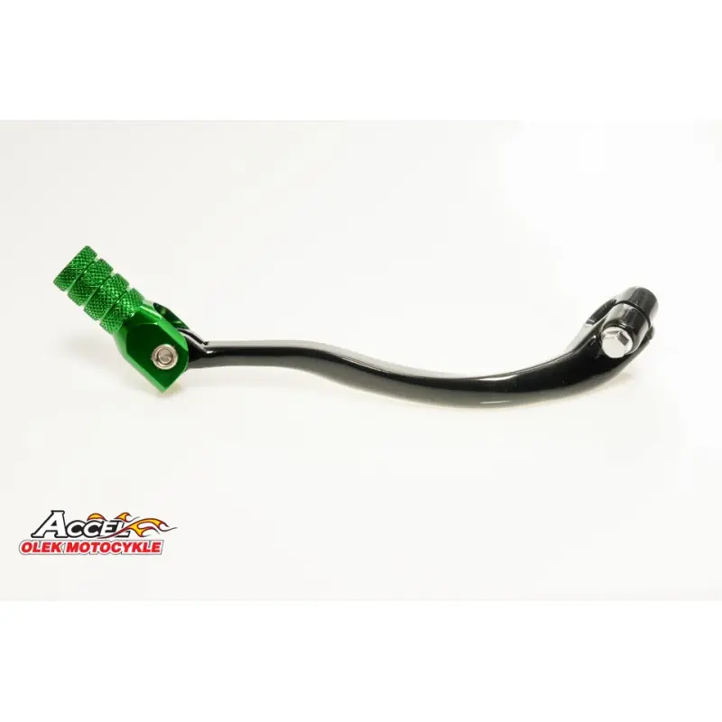 Dodaj do koszyka ACCEL DŹWIGNIA ZMIANY BIEGÓW KAWASAKI KXF 250 ‘06- ‘08 ALUMINIOWA KOLOR CZARNY, KOŃCÓWKA ZIELONA