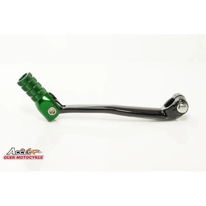 Wyjątkowa oferta ACCEL DŹWIGNIA ZMIANY BIEGÓW KAWASAKI KXF 450 ‘09- ‘16 ALUMINIOWA KOLOR CZARNY, KOŃCÓWKA ZIELONA