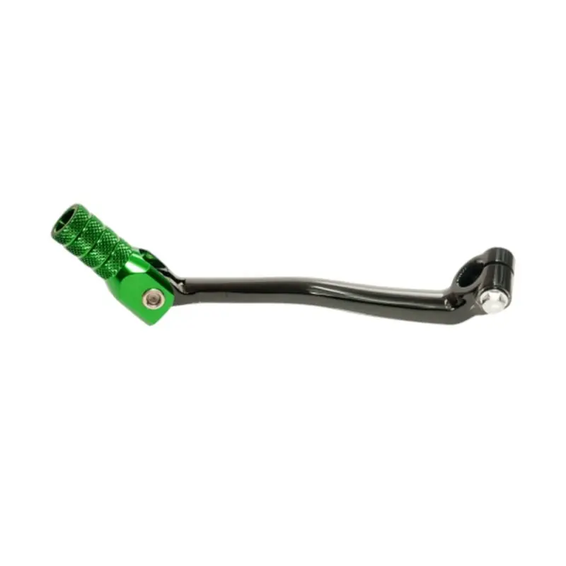 Nowość ACCEL DŹWIGNIA ZMIANY BIEGÓW KAWASAKI KXF 450 ‘06- ‘08 ALUMINIOWA KOLOR CZARNY, KOŃCÓWKA ZIELONA