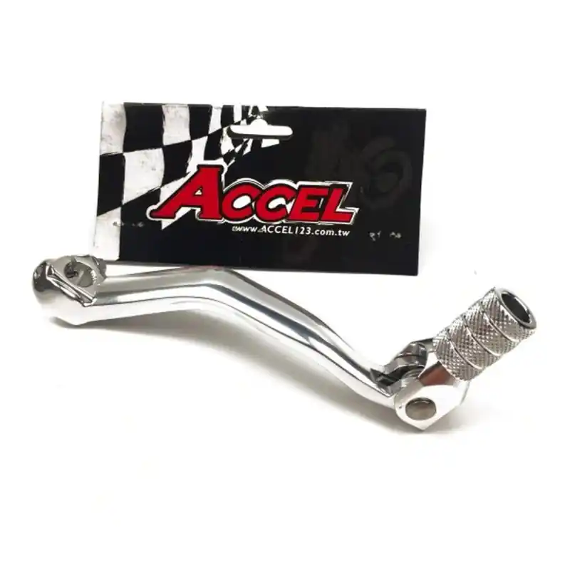 ACCEL DŹWIGNIA ZMIANY BIEGÓW YAMAHA YZ 125/250 ‘05- ‘25, FANTIC XE / XX 125 ‘21- ‘25 ALUMINIOWA KOLOR SREBRNY (LCA4305) Szybka dostawa