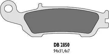DELTA BRAKING KLOCKI HAMULCOWE KH450 PRZÓD YAMAHA YZ/YZF 08-16 - ZASTĘPUJĄ DB2850MX-N ORAZ DB2850QD-N - WYCOFANE Z OFERTY Szybka wysyłka