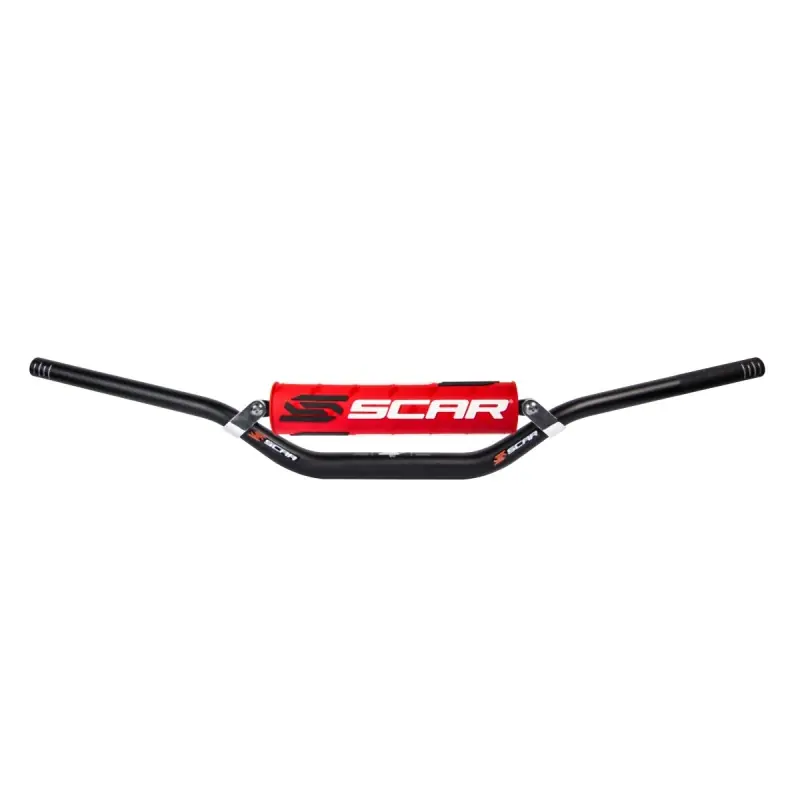SCAR RACING KIEROWNICA Z POPRZECZKĄ 28,6MM MODEL STEWART/VILLOPOTO KOLOR CZARNY GĄBKA CZERWONY/BIAŁY Wyprzedaż