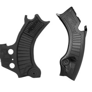Ekspresowa dostawa RACETECH (RTECH) OSŁONY RAMY (KOMPLET) BI-MATERIAL SUPER GRIP HONDA CRF 450 R / RWE / RX ‘25, CRF 250 R / RX ‘25, KOLOR CZARNY