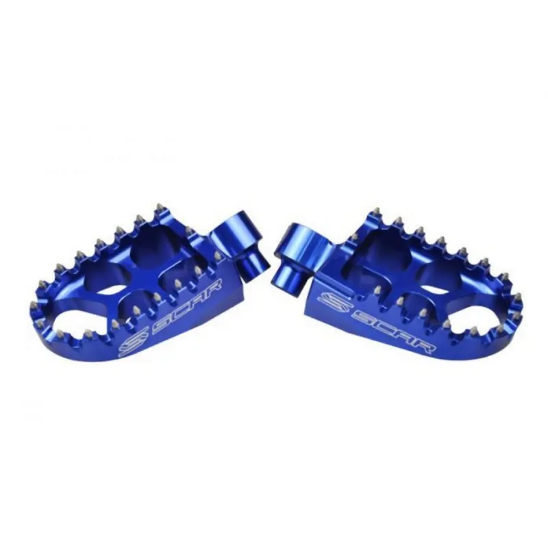 Zniżka SCAR RACING PODNÓŻKI PEGI ALUMINIOWE EVO YAMAHA YZ / YZF / WR / WRF / TENERE 700, FANTIC KOLOR NIEBIESKI