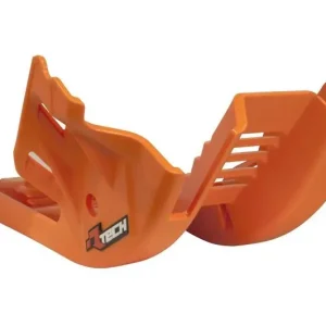 Ograniczona ilość RACETECH (RTECH) OSŁONA SILNIKA Z TECHNOPOLIMERU KTM EXC 250 / 300 ‘24, SX 250/ 300 ‘23-‘24, XC 250 / 300 ‘23-‘24 KOLOR POMARAŃCZOWY
