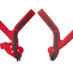 RACETECH (RTECH) OSŁONY RAMY (KOMPLET) BI-MATERIAL SUPER GRIP BETA RR 250 / 300 / 350 / 390 / 430 / 480 2024, KOLOR CZERWONY / CZARNY Zamów teraz