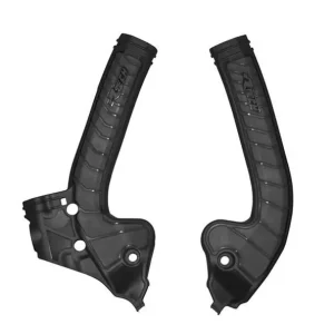 RACETECH (RTECH) OSŁONY RAMY (KOMPLET) BI-MATERIAL SUPER GRIP KTM SX 85 ‘18-‘24, HUSQVARNA TC 85 ‘18-‘24, GAS GAS MC 85 ‘21-‘24 KOLOR CZARNY Do wyczerpania zapasów