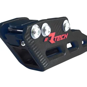 Ostatnie sztuki RACETECH (RTECH) 2025/12 PROWADNICA ŁAŃCUCHA TM MX / EN / SM 125 / 144 / 250 / 300 / 450 / 530 ‘07-‘24 KOLOR CZARNY