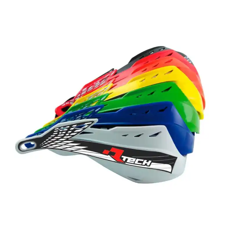 RACETECH (RTECH) PLASTIKI ZAMIENNE DO OSŁON RĄK (HANDBARÓW) GLADIATOR EASY / ALU KOLOR CZERWONY Bestseller