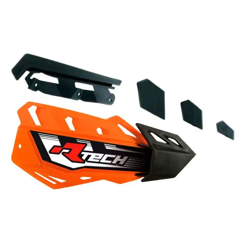 RACETECH (RTECH) PLASTIKI ZAMIENNE DO OSŁON RĄK (HANDBARÓW) FLX / ALU / ATV KOLOR POMARAŃCZOWY Oferta czasowa