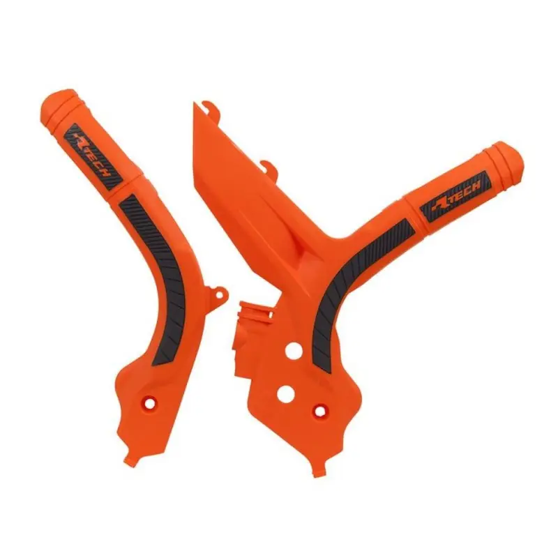 RACETECH (RTECH) OSŁONY RAMY (KOMPLET) BI-MATERIAL SUPER GRIP KTM SX 125/150/250 ‘19-21, SXF 250/350/450 ‘19-21, SXF 450 ‘18- Tylko do końca tygodnia