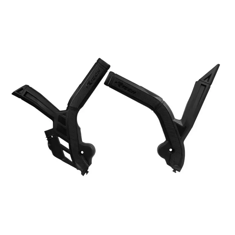 Darmowy zwrot RACETECH (RTECH) OSŁONY RAMY (KOMPLET) BI-MATERIAL SUPER GRIP BETA RR 125 / 250 / 300 / 350 / 430 / 480 ‘20-21 KOLOR CZARNY