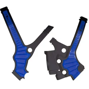 Dostępne od ręki RACETECH (RTECH) 2025/12 OSŁONY RAMY (KOMPLET) BI-MATERIAL SUPER GRIP YAMAHA YZ 85 ‘22-‘24 KOLOR CZARNY / NIEBIESKI