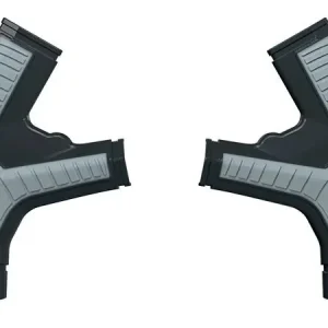 Okazja RACETECH (RTECH) 2025/12 OSŁONY RAMY (KOMPLET) BI-MATERIAL SUPER GRIP SURRON ULTRA BEE ‘23-‘25 KOLOR CZARNY / SZARY