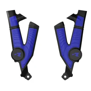 RACETECH (RTECH) 2025/12 OSŁONY RAMY (KOMPLET) BI-MATERIAL SUPER GRIP TALARIA STING MX4 / MX5 / TL4000 / TL5500 ‘23-‘25 KOLOR CZARNY / NIEBIESKI Ostatnia szansa