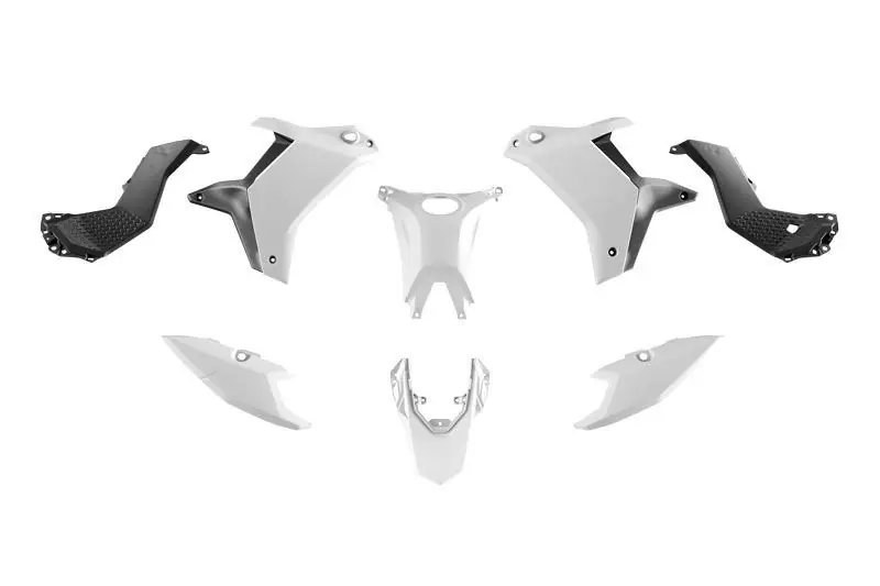 RACETECH (RTECH) KOMPLET PLASTIKÓW (BEZ PRZEDNIEGO BŁOTNIKA) T7 YAMAHA TENERE 700 ‘25-‘26 KOLOR BIAŁY / CZARNY Kup online
