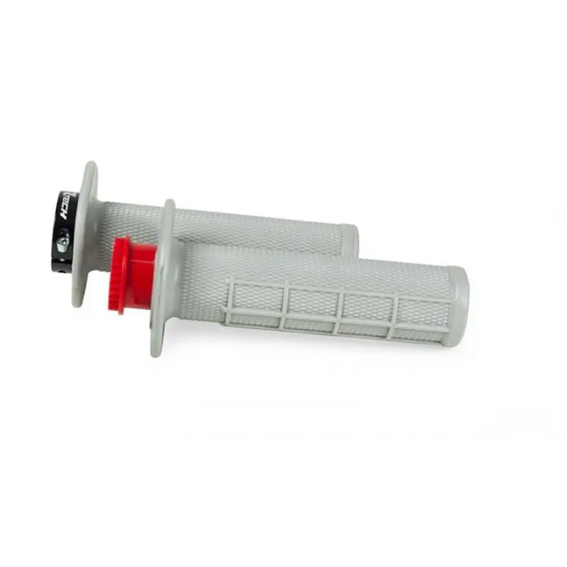 RACETECH (RTECH) MANETKI R20 LOCK-ON (22+25MM) KOLOR SZARY (HALF WAFFLE) + 8 ADAPTERÓW ROLGAZU Oferta limitowana