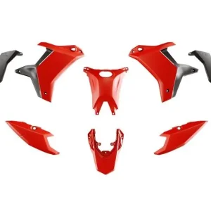 RACETECH (RTECH) KOMPLET PLASTIKÓW (BEZ PRZEDNIEGO BŁOTNIKA) T7 YAMAHA TENERE 700 ‘25-‘26 KOLOR CZARNY / CZERWONY Hit cenowy