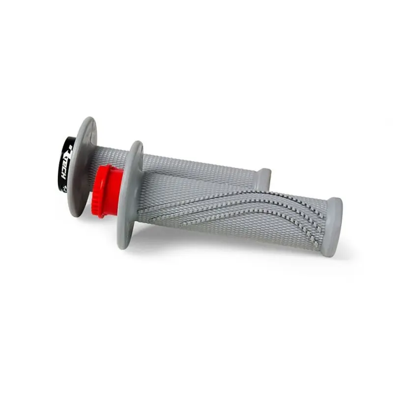RACETECH (RTECH) MANETKI R20 LOCK-ON (22+25MM) KOLOR SZARY + 8 ADAPTERÓW ROLGAZU Szybka wysyłka