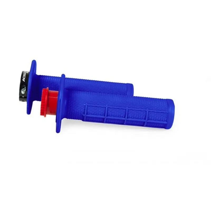 RACETECH (RTECH) MANETKI R20 LOCK-ON (22+25MM) KOLOR NIEBIESKI (HALF WAFFLE) + 8 ADAPTERÓW ROLGAZU Ekspresowa dostawa