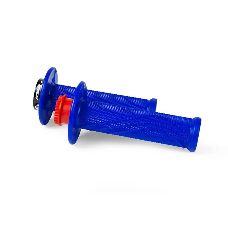 Premium RACETECH (RTECH) MANETKI R20 LOCK-ON (22+25MM) KOLOR NIEBIESKI + 8 ADAPTERÓW ROLGAZU