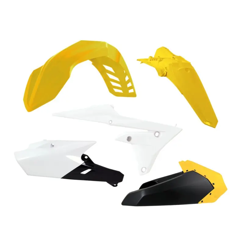 RACETECH (RTECH) KOMPLET PLASTIKÓW YAMAHA WRF 250 (15-19), WRF 450 (16-19) KOLOR BIAŁY CZARNY ŻÓŁTY LIMITED EDITION - WYPRZEDAŻ Wysoka jakość