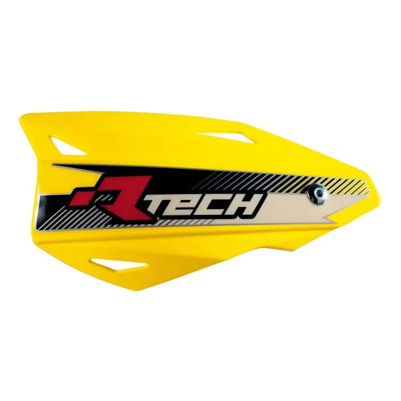 RACETECH (RTECH) OSŁONY RĄK (HANDBARY) VERTIGO CROSS/ENDURO KOLOR ŻÓŁTY (Z MOCOWANIAMI DO KIEROWNICY) Rabat
