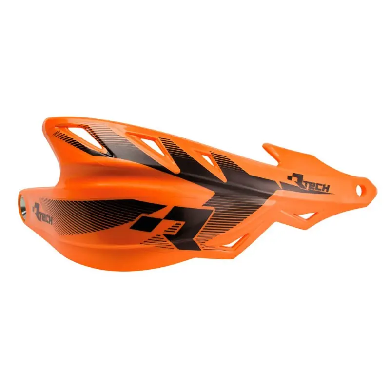 RACETECH (RTECH) OSŁONY RĄK (HANDBARY) RAPTOR KOLOR POMARAŃCZOWY (Z MOCOWANIAMI NA KIEROWNICĘ 22,2MM I 28,6MM) Taniej