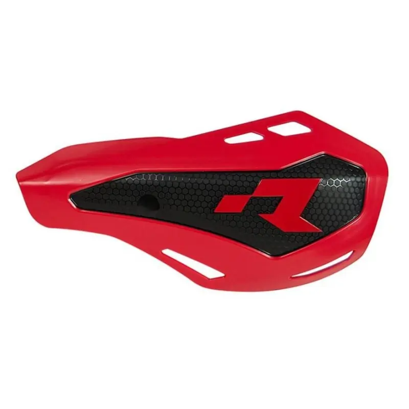 Najlepsza cena RACETECH (RTECH) OSŁONY RĄK (HANDBARY) HP1 KOLOR CZERWONY (Z MOCOWANIAMI Z OSŁONAMI POMP SPRZĘGŁA I HAMULCA NISSIN)
