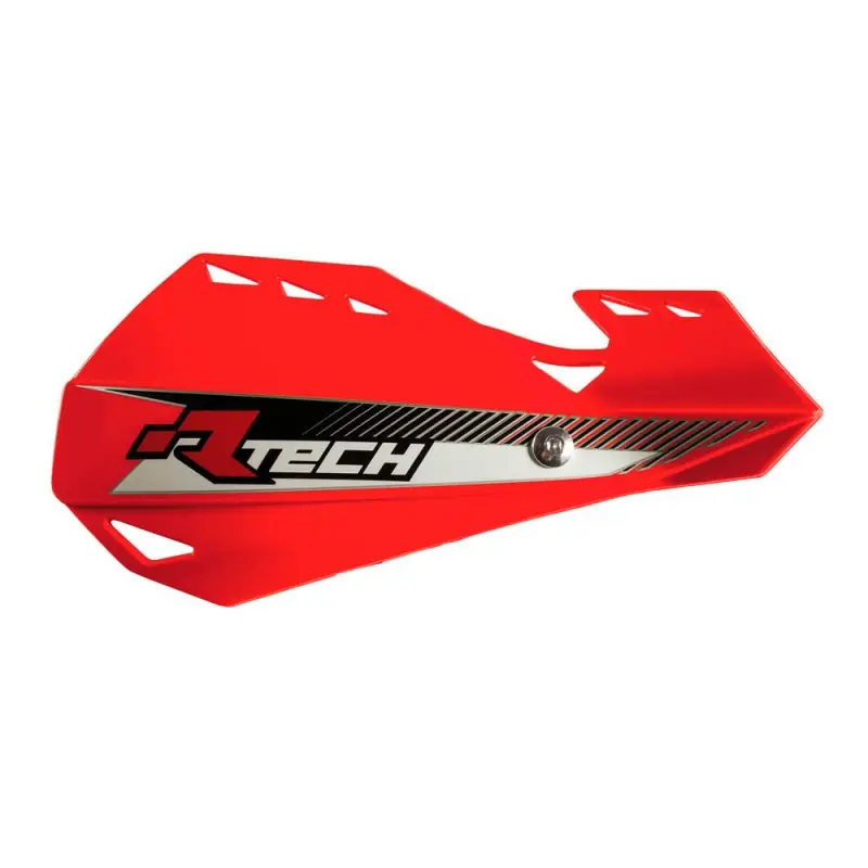 RACETECH (RTECH) OSŁONY RĄK (HANDBARY) DUAL EVO KOLOR CZERWONY (Z MOCOWANIAMI DO KIEROWNICY) Wyprzedaż