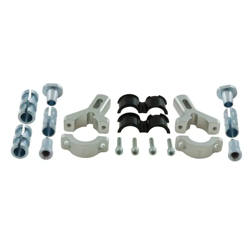 Nowy RACETECH (RTECH) MOCOWANIE OSŁON RĄK (HANDBARÓW) PROSTE NA ŚR. 22,2MM LUB 28,6 MM