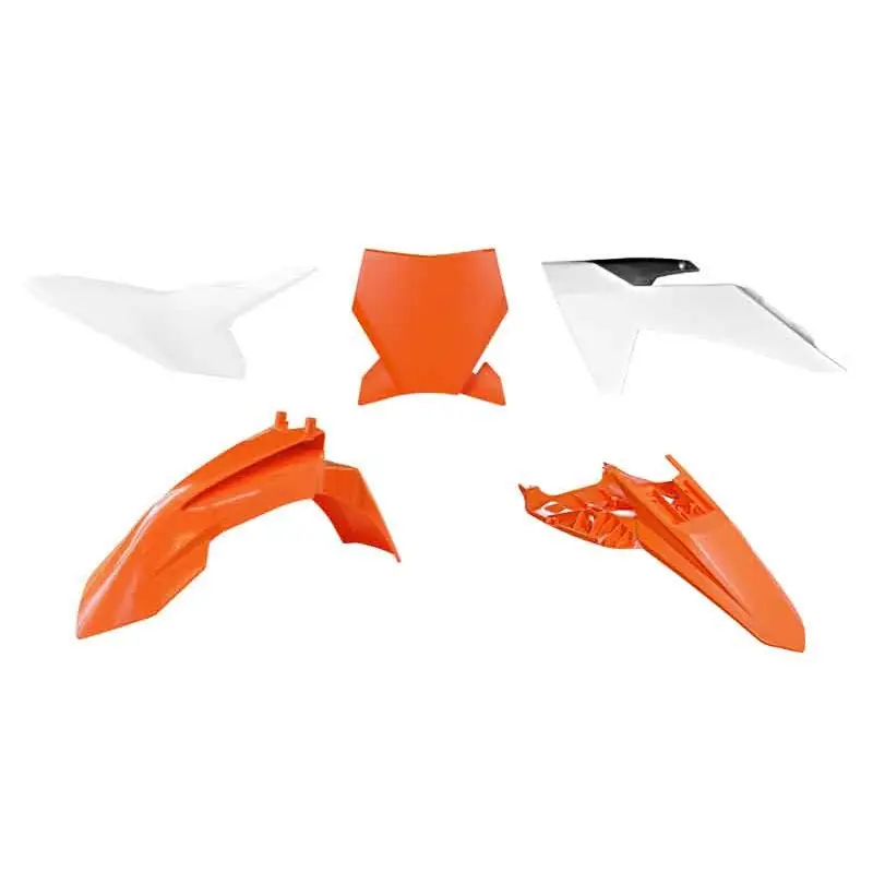 RACETECH (RTECH) KOMPLET PLASTIKÓW KTM SX 50 ‘24- ‘25 KOLOR OEM ( POMARAŃCZOWY / BIAŁY / CZARNY ) Nowy