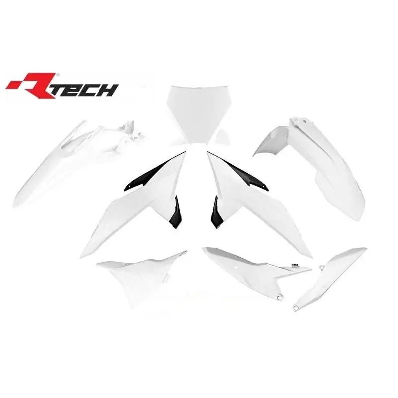 Ostatnia szansa RACETECH (RTECH) KOMPLET PLASTIKÓW KTM SX 85 ‘25 KOLOR BIAŁY / CZARNY