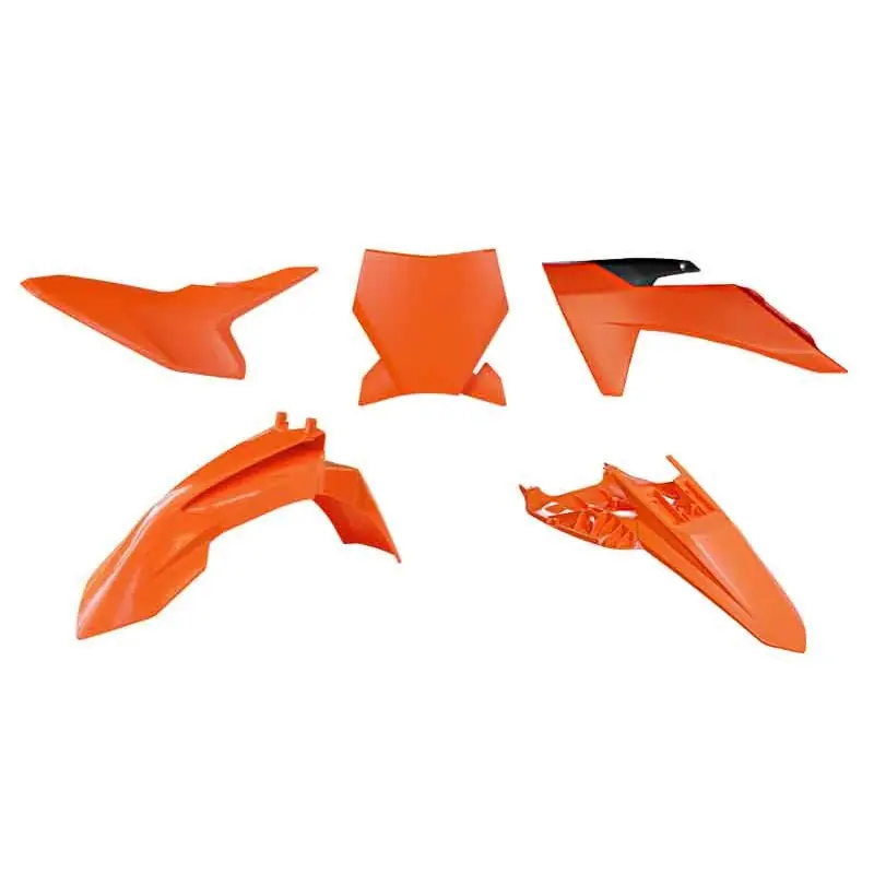 RACETECH (RTECH) KOMPLET PLASTIKÓW KTM SX 50 ‘24- ‘25 KOLOR POMARAŃCZOWY / CZARNY Promocja